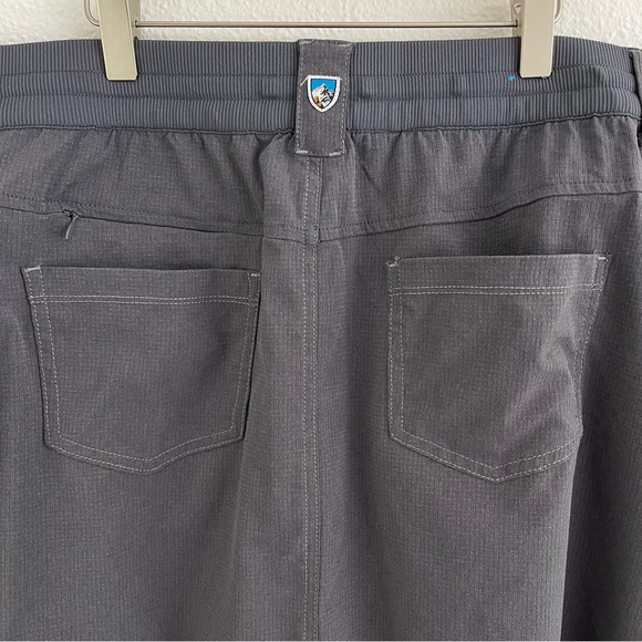 KUHL Womens Carbon Grey Strattus Lightweight Outdoor Hiking Plus Size Skort - Picture 7 of 11